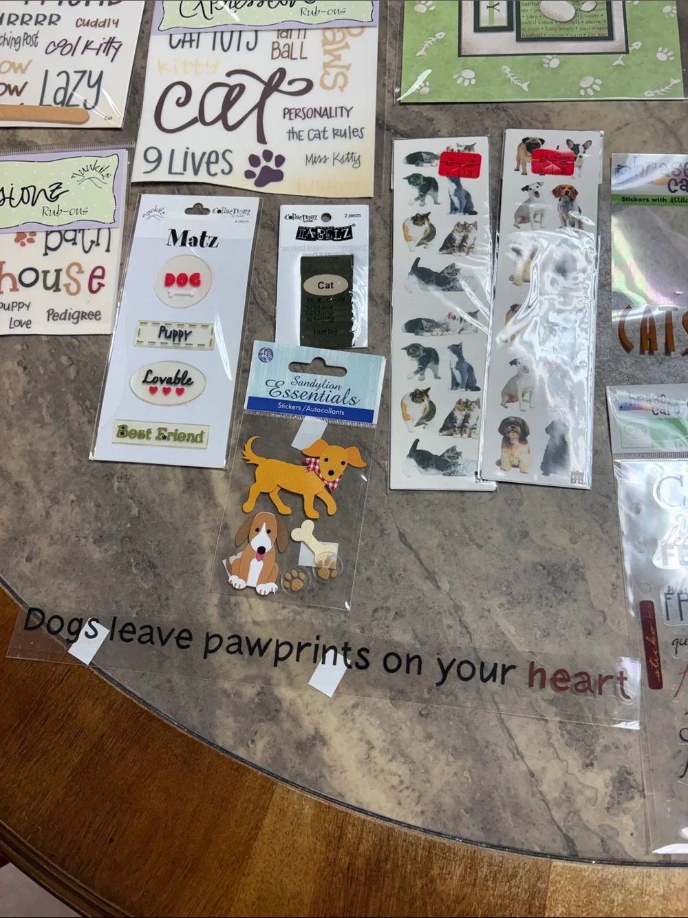Scrapbooking Assorted Pet-Themed Stickers - Multi Color lot 41